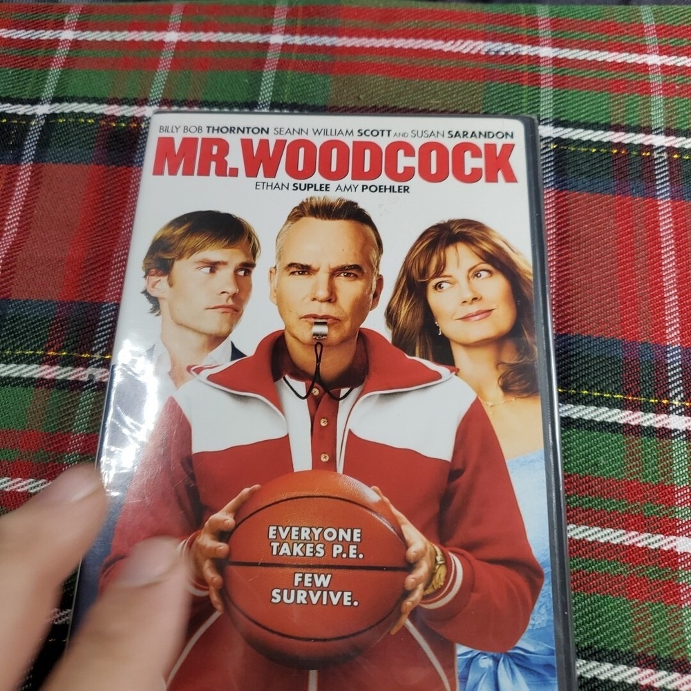 New Line Cinema Standard DVD Mr. Woodcock Unisex Red Comedy‎ Billy Bob Thornton